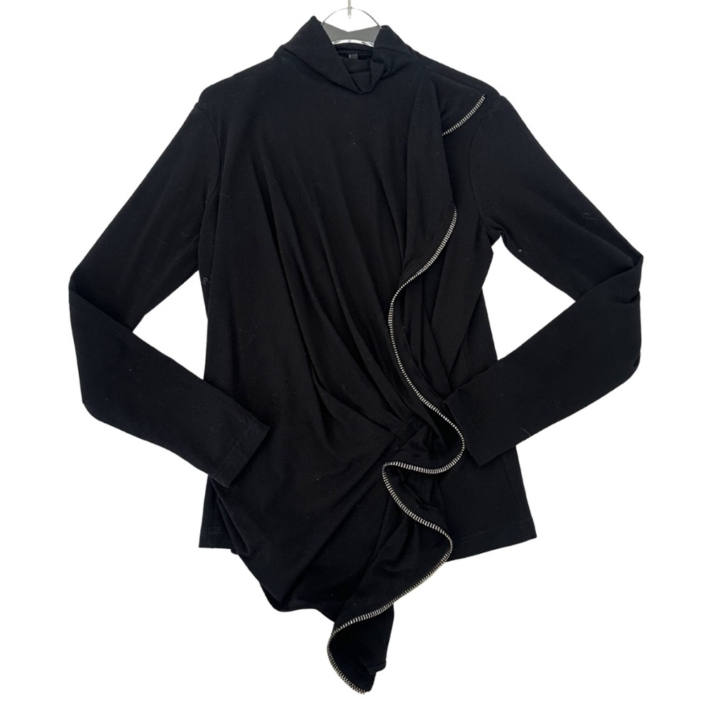 Plein Sud Women's Black and Silver Jumper